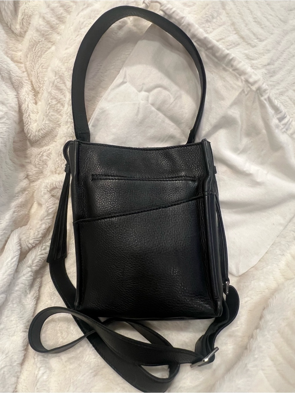 🖤 Hammitt Davis Small Black Pebbled Leather Bag - Picture 2 of 6